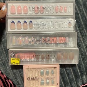 Press on nails 10 total (new partial sets added)